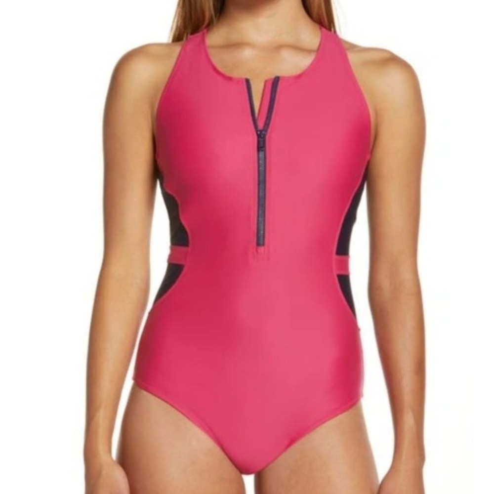 Sweaty Betty one piece Pink Swimsuit,  Size XXS,